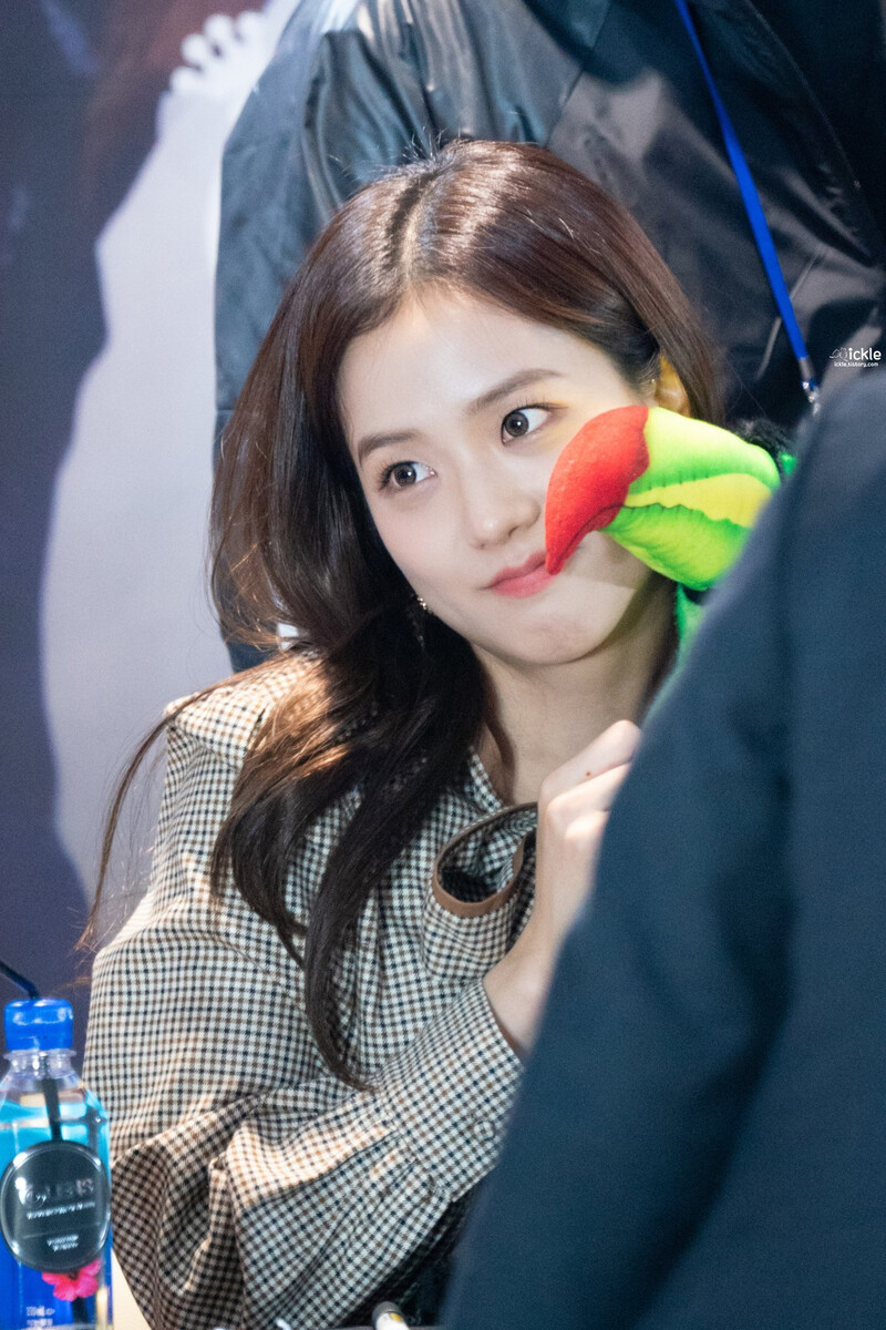 191012 BLACKPINK Jisoo - OLENS Fansign documents 2