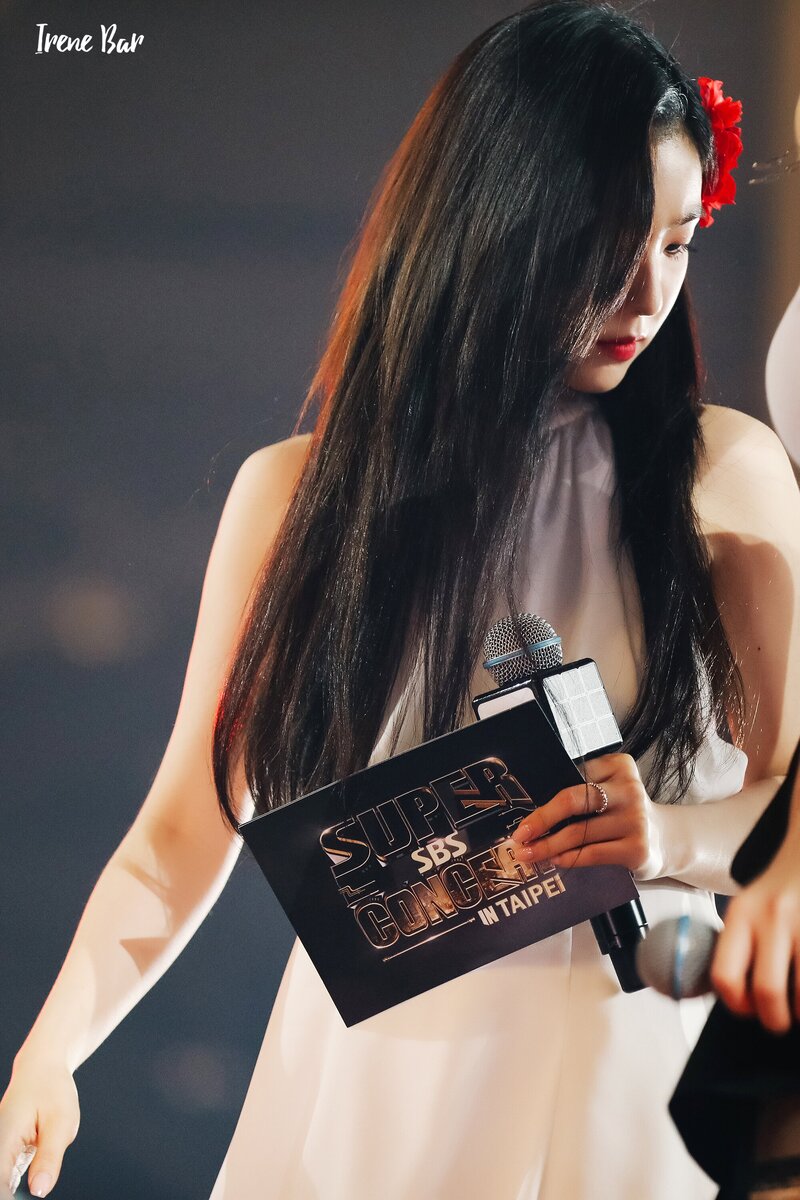 180707 Red Velvet Irene - MC at SBS Super Concert in Taipei documents 18