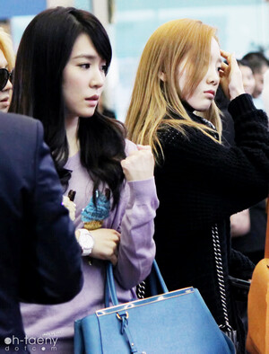 130408 Girls' Generation Tiffany at Incheon Airport