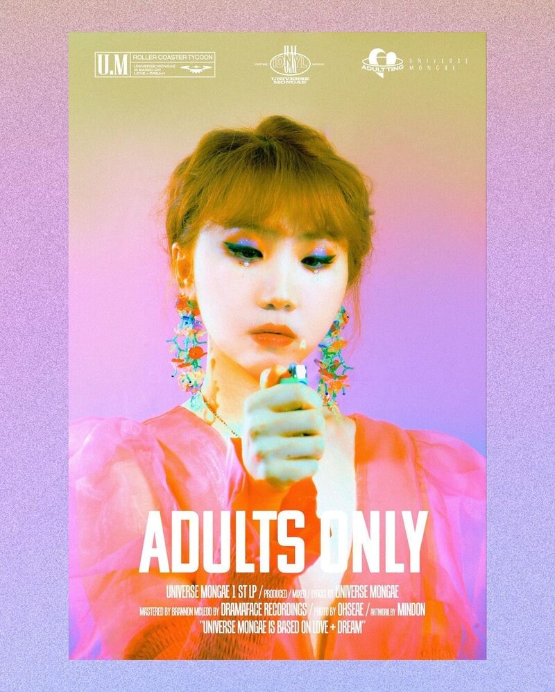 Universe Mongae - Adults Only 1st Album teasers documents 1