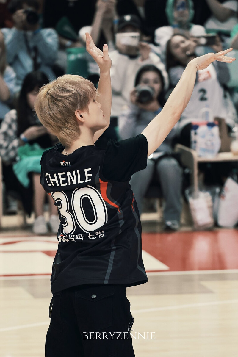 241020 NCT Chenle for First Ceremonial Throw for KT Sonic Boom Basketball Team documents 8