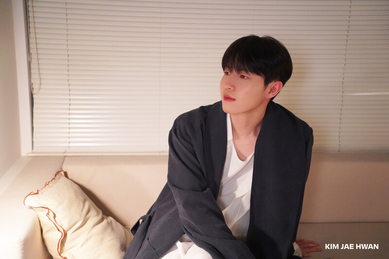 240513 - Naver - Jaehwan 'I Adore' M/V & Jacket shooting behind documents 2