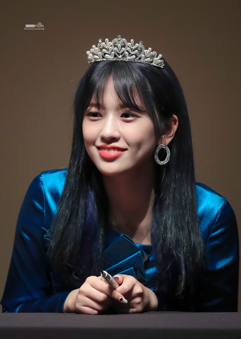 200221 IZ*ONE Yujin at BLOOM*IZ Fansign documents 7