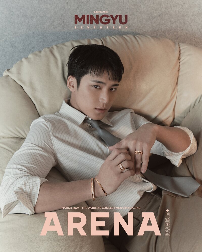MINGYU x BVLGARI for Arena Homme+ March 2024 Issue documents 1