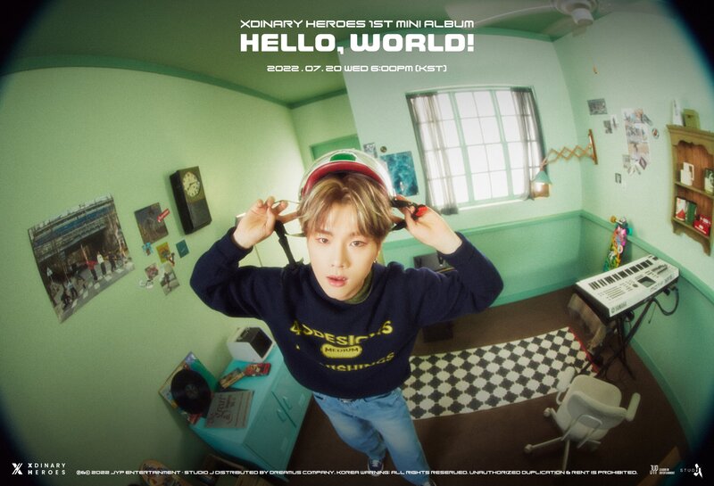 Xdinary Heroes 1st mini album "Hello, World!" concept photos documents 17