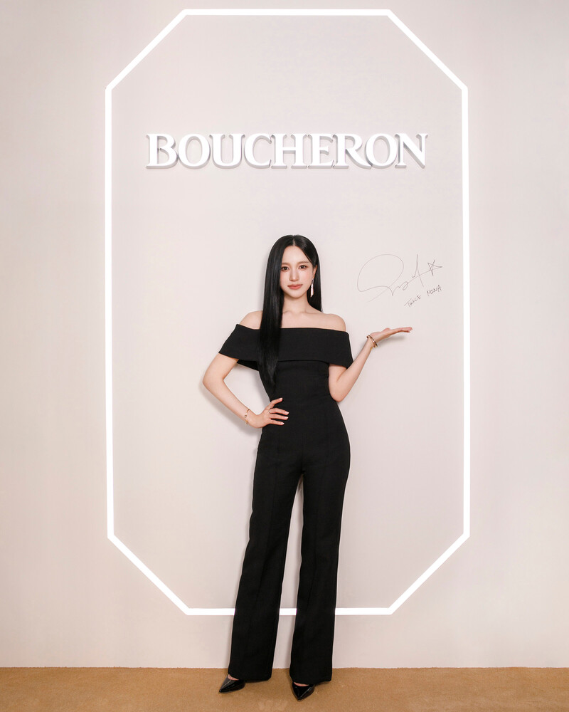 241013 - MINA at Boucheron Pop-Up Store Event In Japan - 'The Quatre Experience' documents 5