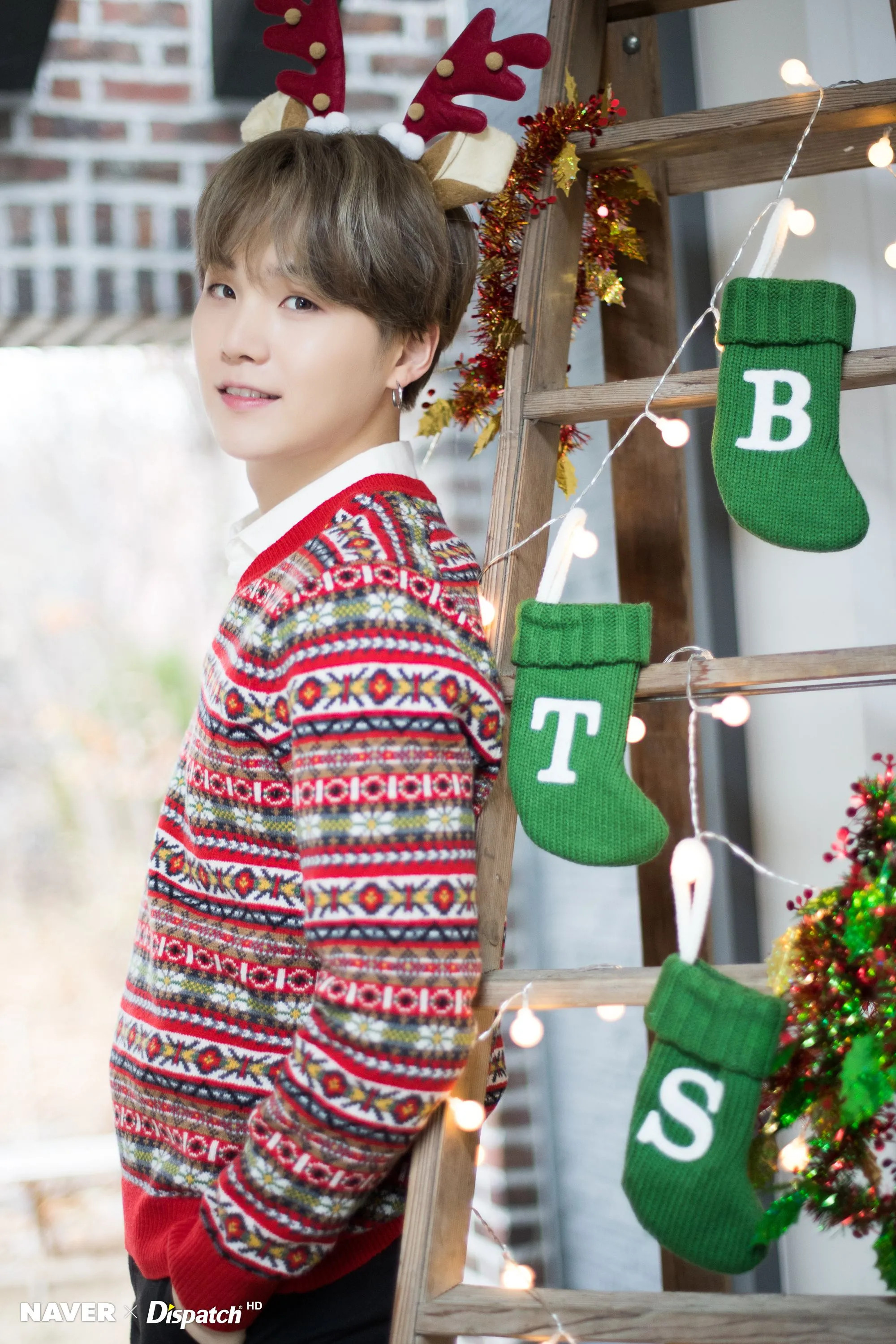 191225 BTS Suga Christmas photoshoot by Naver x Dispatch | kpopping