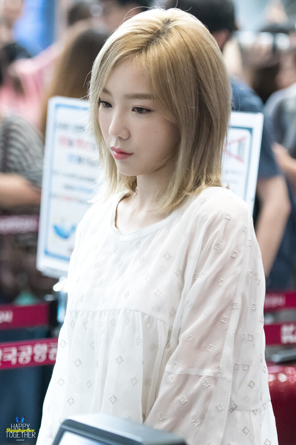 160813 Girls' Generation Taeyeon At Gimpo Airport 