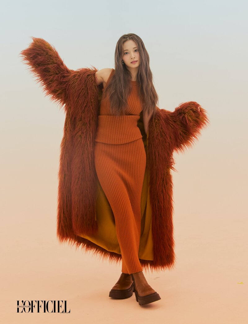 TWICE's Tzuyu for L'Officiel Singapore October 2021 documents 14