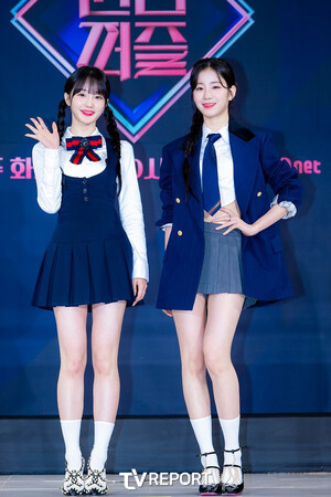 230613 WOOAH -  NANA & WOOYEON at 'Queendom Puzzle' press conference