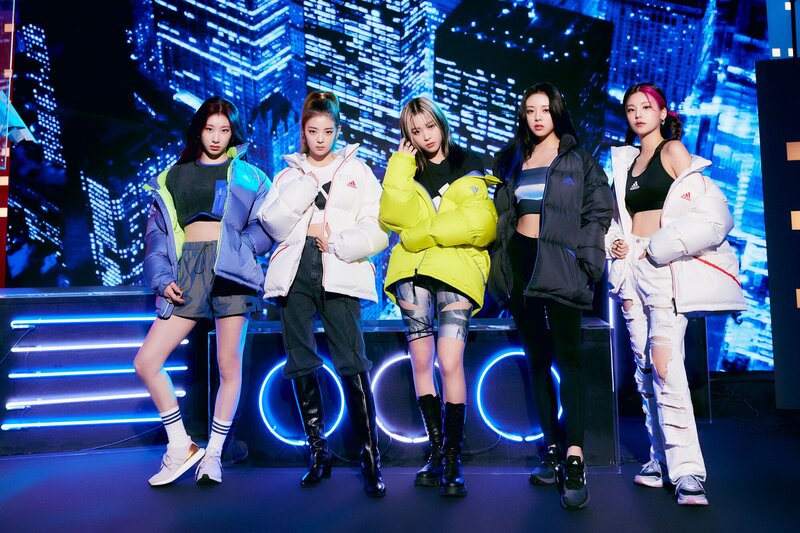 ITZY for Adidas 2021 FW Collection documents 2