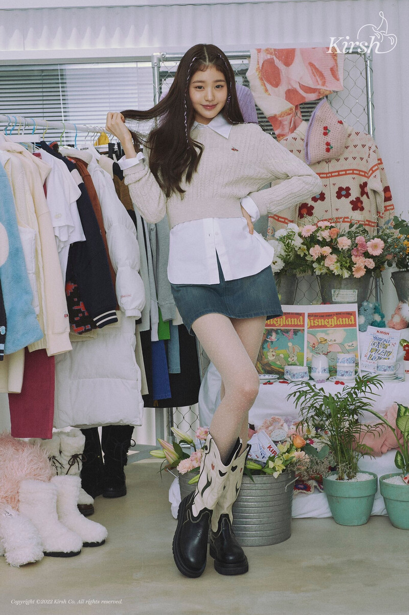 IVE Wonyoung for KIRSH 22AW 'Get play love' Collection documents 2