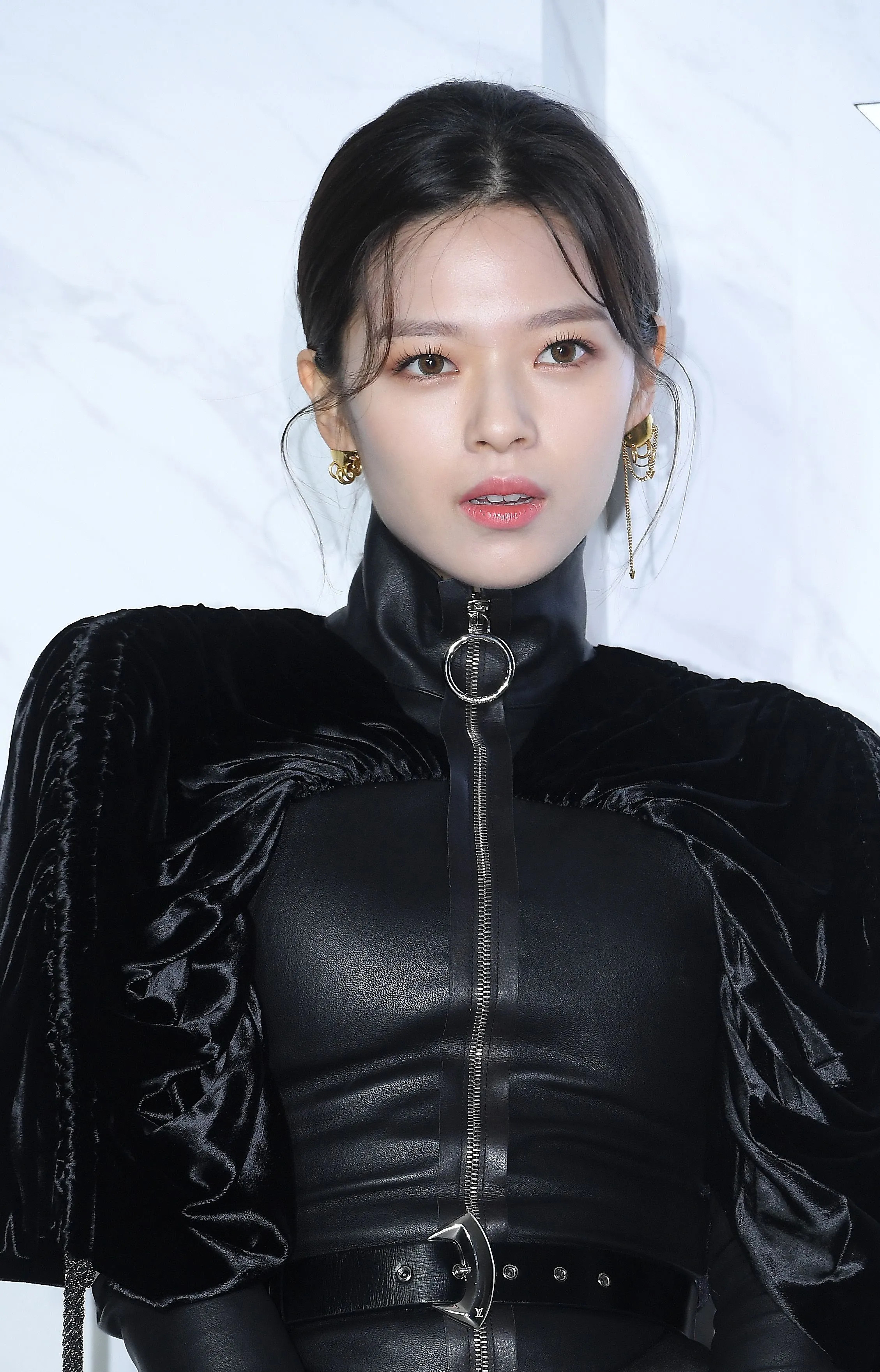 31 October 2019 - Incheon, South Korea : South Korean singer Jeongyeon,  member of South Korean girl group Twice, attends a photo call for the Louis  Vuitton launching at Incheon International Airport