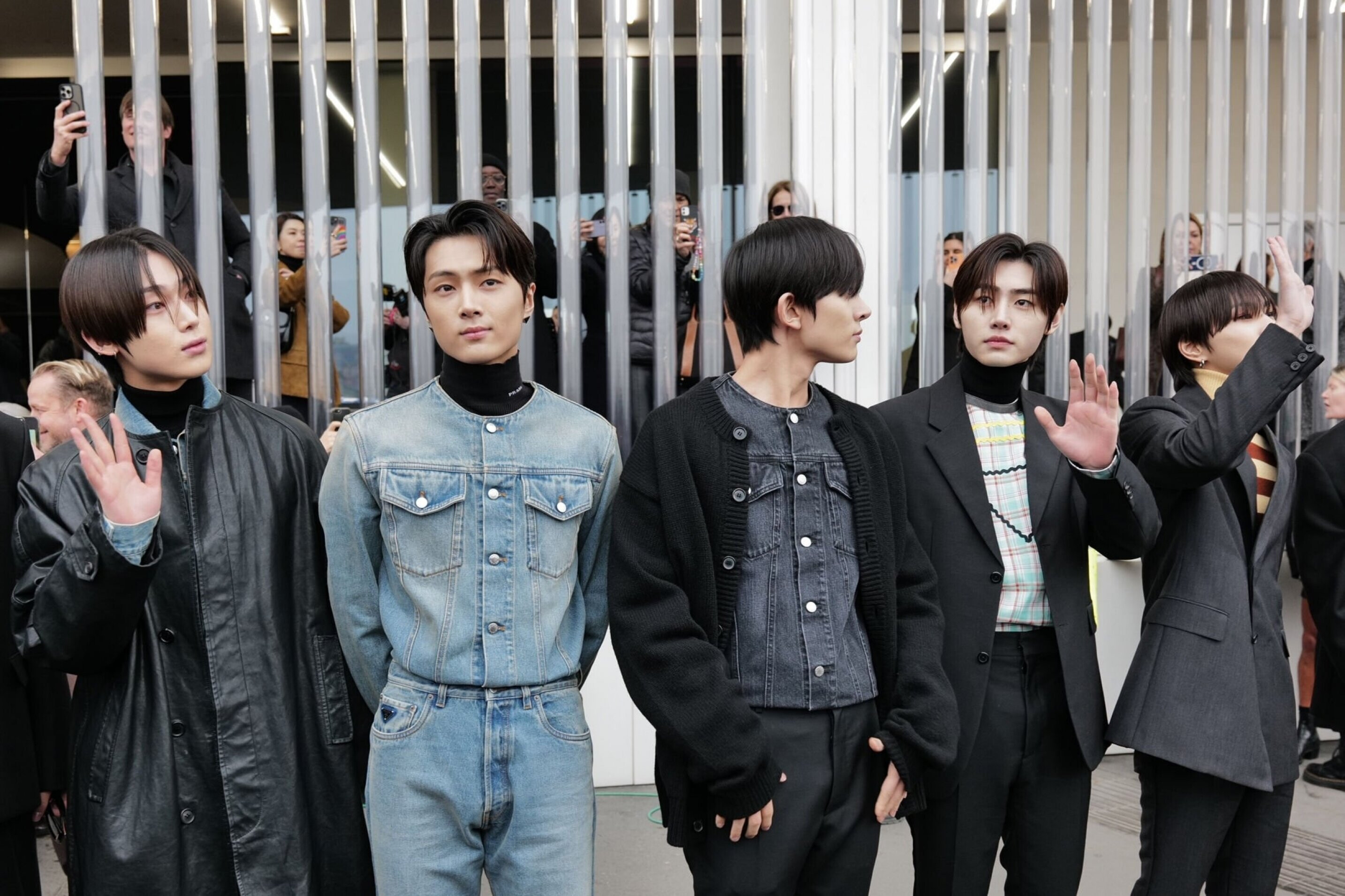 K-pop Group Enhypen Coordinates in Prada Looks at Milan Fashion Week – WWD