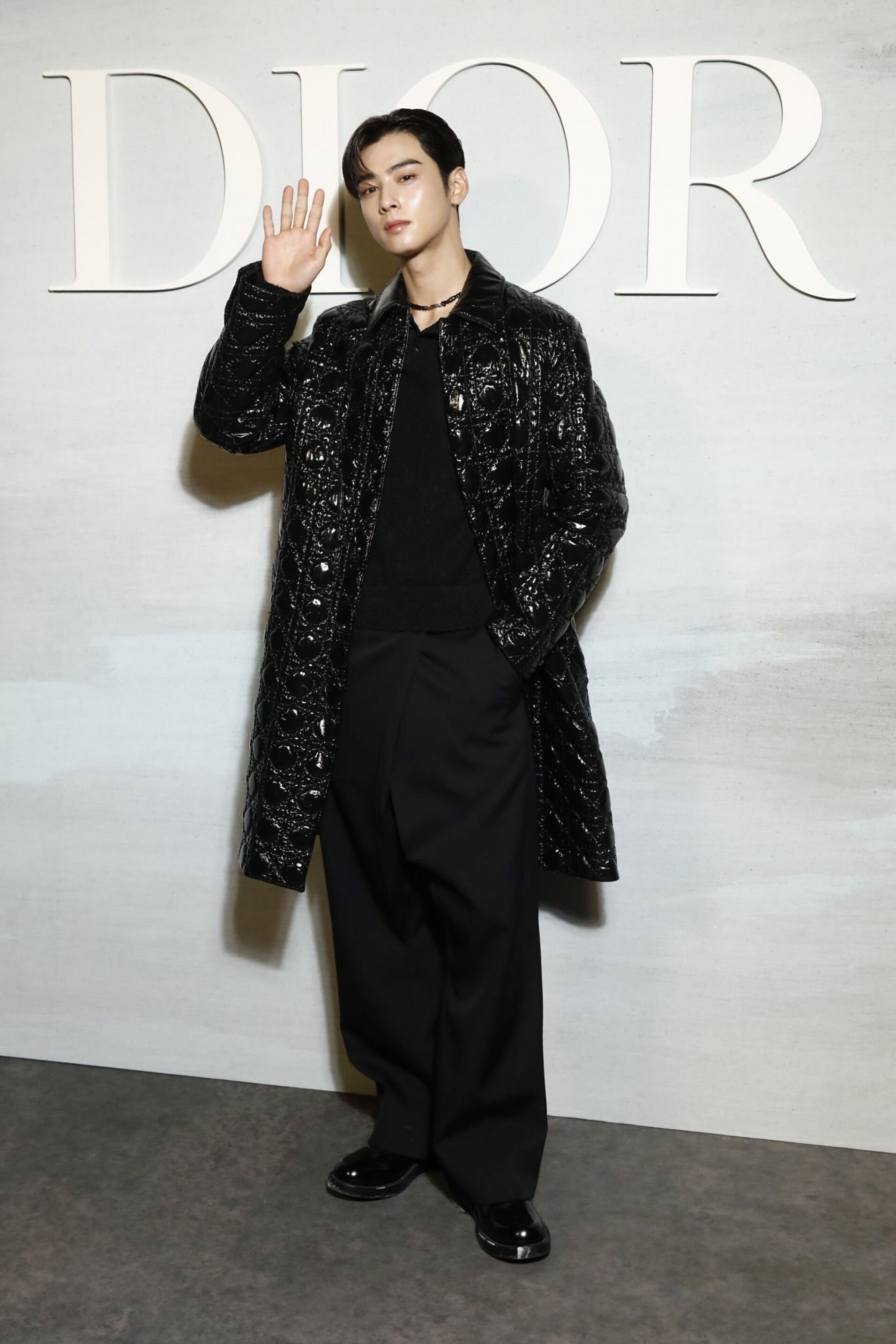 About Music on X: Cha Eunwoo at Dior Men's Summer 2024 Fashion Show in  Paris.  / X