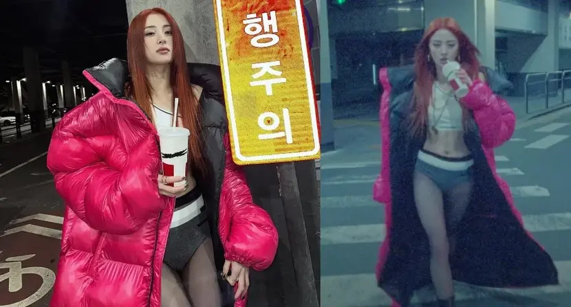 Fashion Vs. Exposure — Netizens Divided Over Huh Yunjin's 'No-Pants Look' on LE SSERAFIM's "EASY" Album Trailer