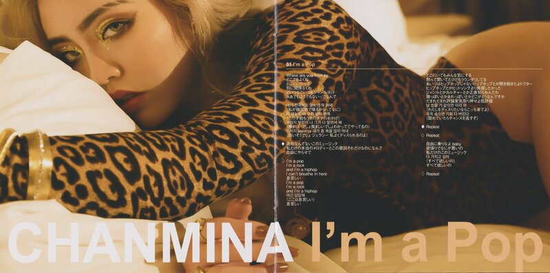 Chanmina - I'm A Pop 1st Single Album scans documents 4