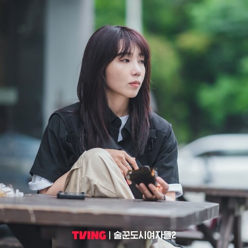 TVN Drama "Work Later Drink Now Season 2" still cut staring APINK Eunji documents 6