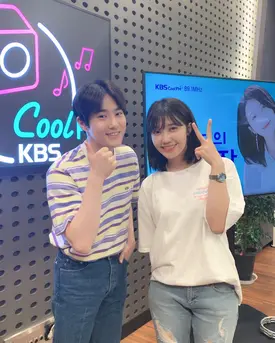 190702 Kbsgayo instagram update with EUNJI & SUHO - at Jung Eunji's Gayo Plaza Radio