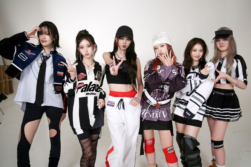 231013 Genie Magazine - IVE - 'Baddie' Jacket Shoot Behind | kpopping