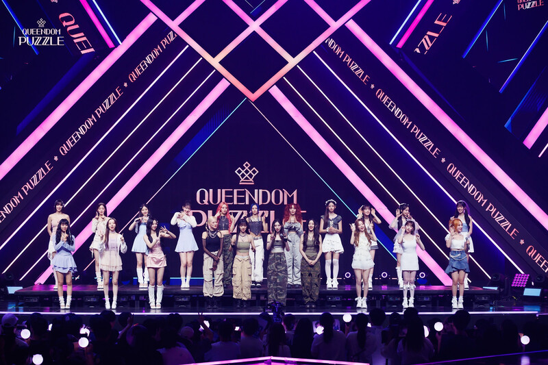 230814 Mnet Twitter update - QUEENDOM PUZZLE Episode 9 Behind documents 2