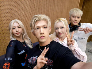 KARD backstage at PowerFM's 'Two O'Clock Escape Cultwo Show'