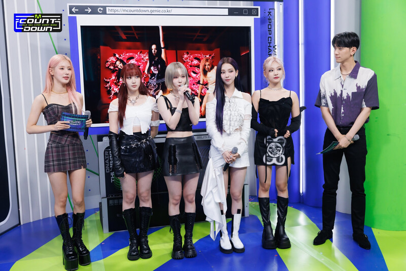 220714 aespa - 'Illusion' at M Countdown documents 2