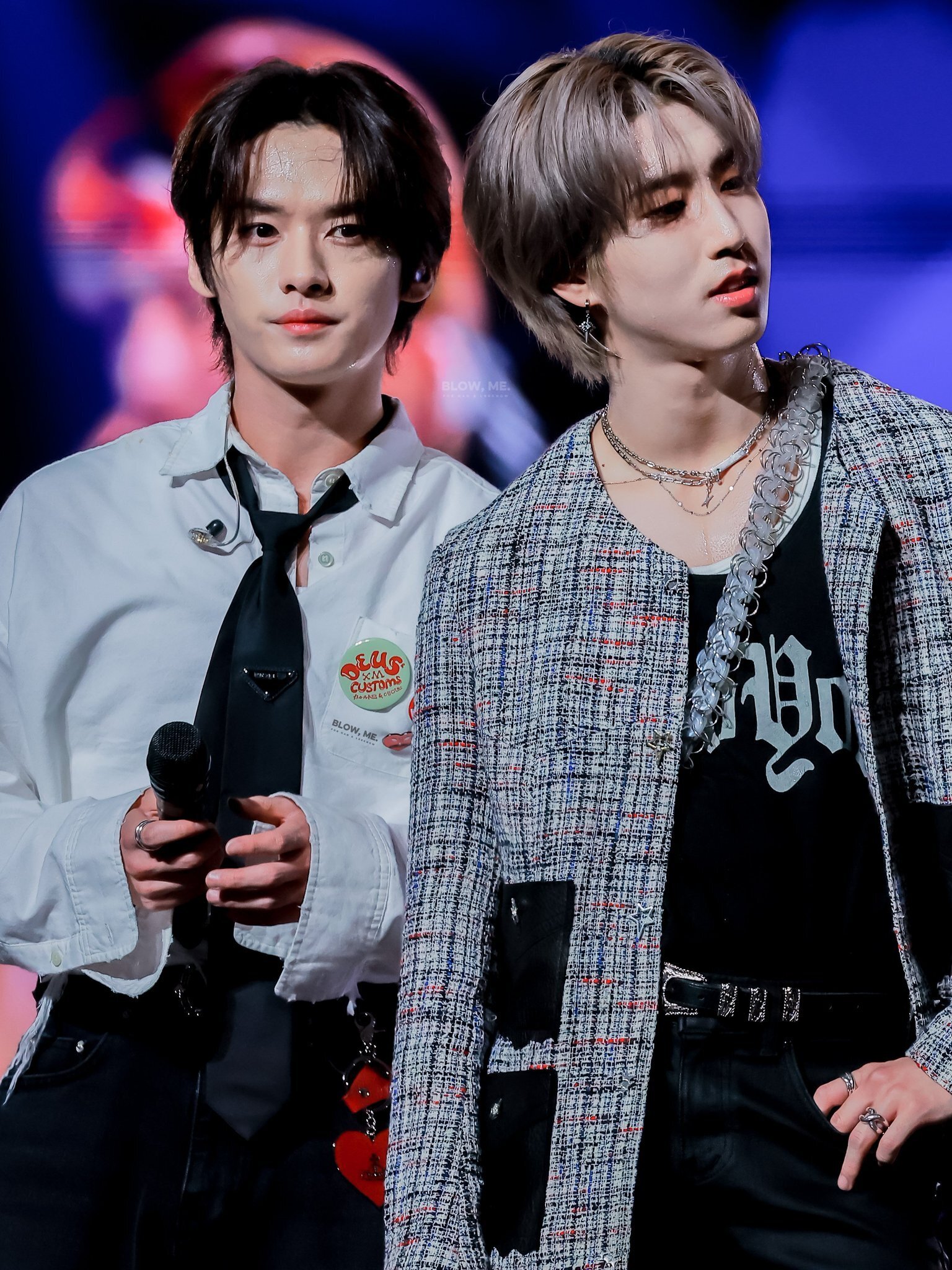 230408 Stray Kids Lee Know & Han - Music Bank in Paris 2023 | kpopping