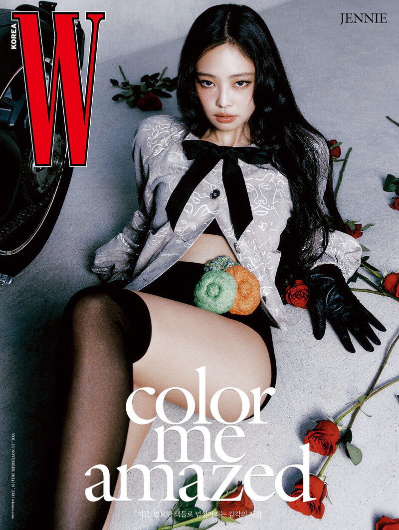 JENNIE for W Korea November 2024 Issue documents 3