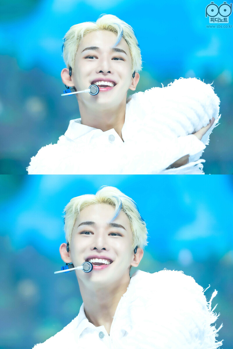 210923 WONHO Performing "24/7" & "BLUE" | SBS Inkigayo PD Note Update documents 11