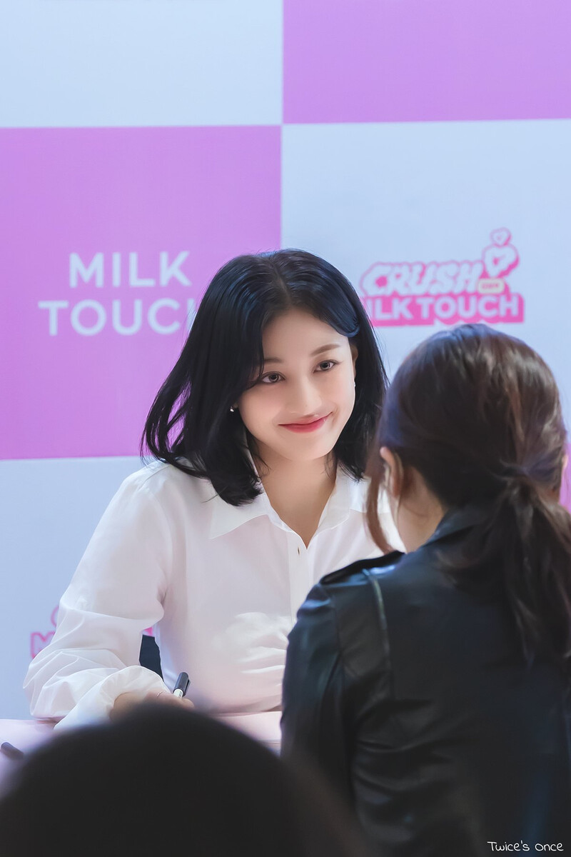 230401 TWICE Jihyo - Milk Touch Pop-up Store Event documents 2