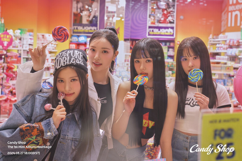 Candy Shop the 1st Mini Album  [Hashtag#] Debut Concept Photos documents 2