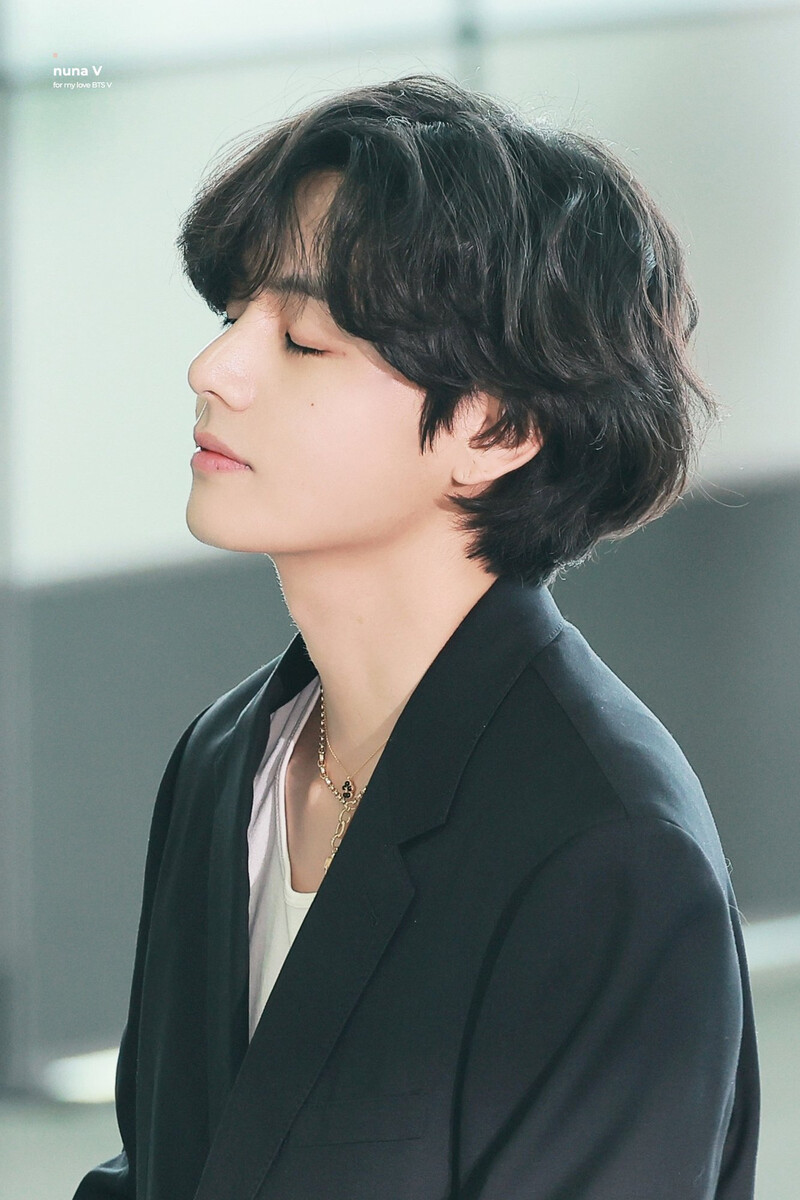 230515 BTS V at Incheon International Airport documents 8