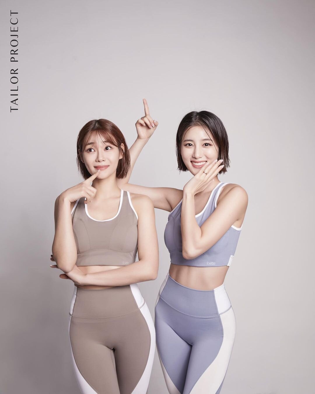 Yuna (ex-AOA) & Jisoo (ex-TAHITI) do collab body profile pics for