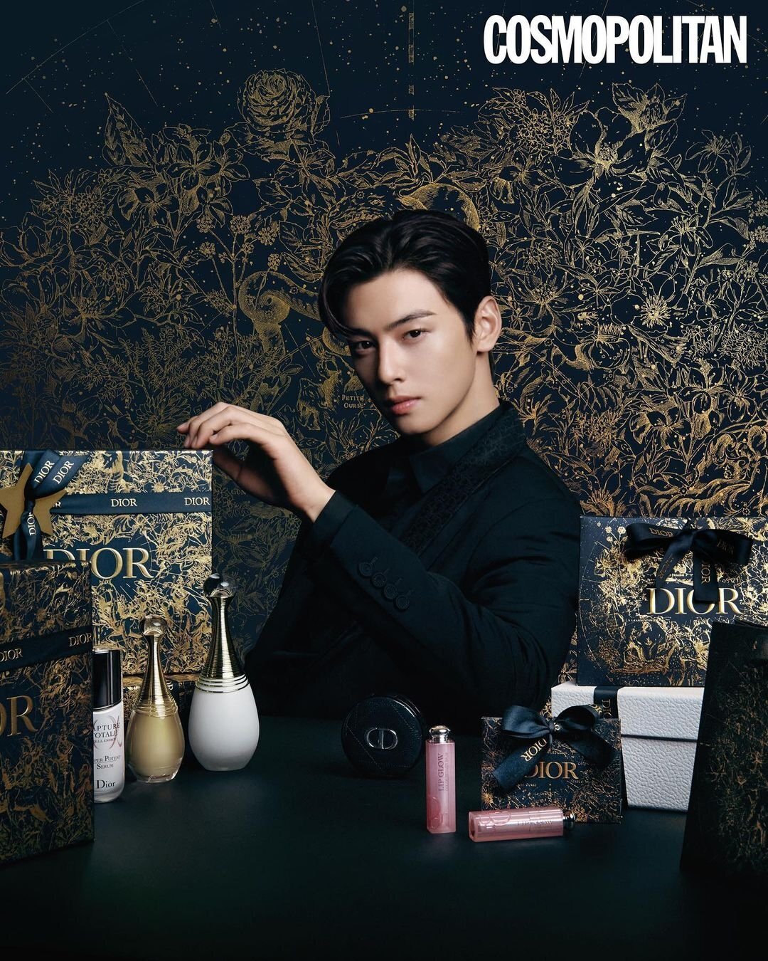 YOU ARE SUCH AN ART: Cha Eun-woo turns heads at Lady Dior Celebration  Exhibition event with his enticing visuals