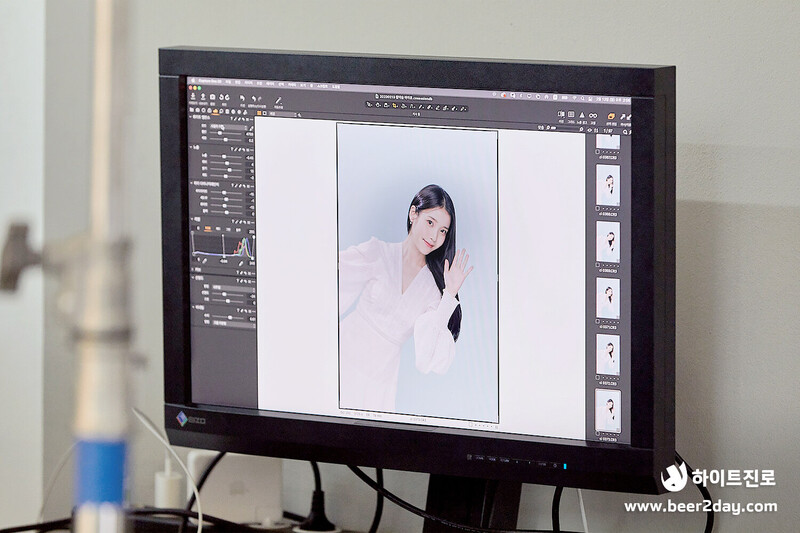 231229 Chamisul - IU - 2023 Poster Photoshoot Behind documents 3