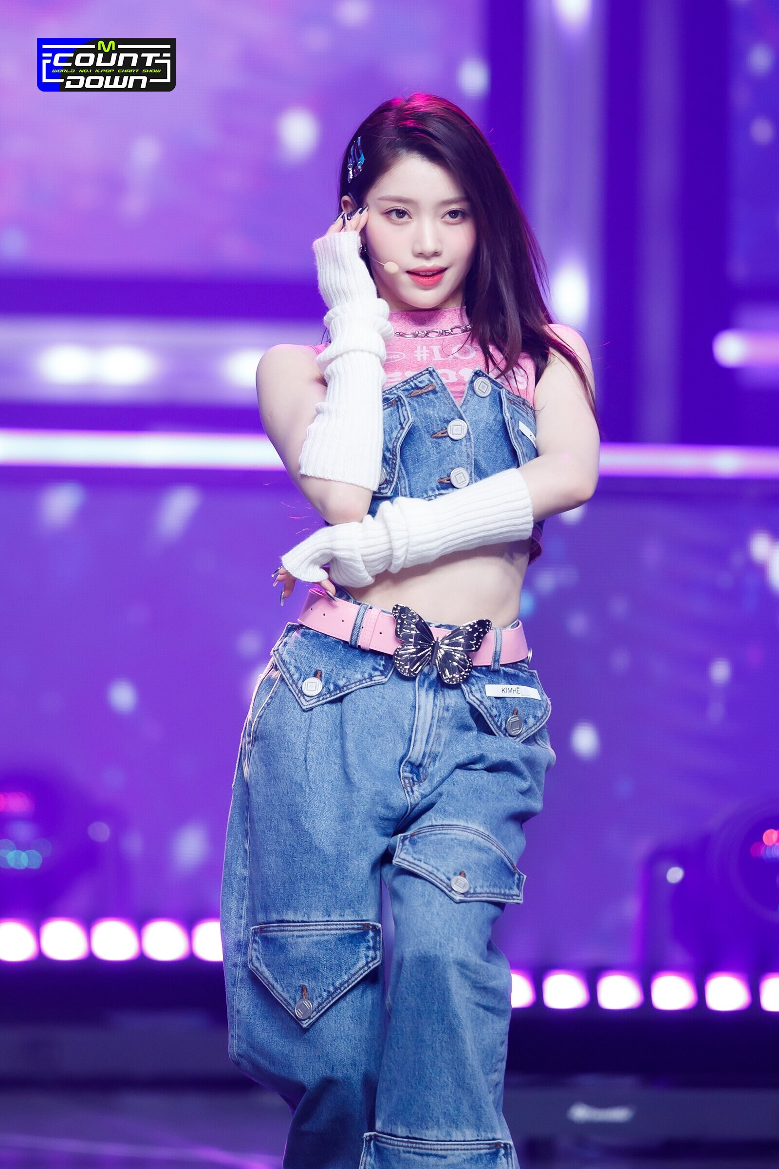 230420 Kep1er Xiaoting 'Giddy' at M Countdown | kpopping