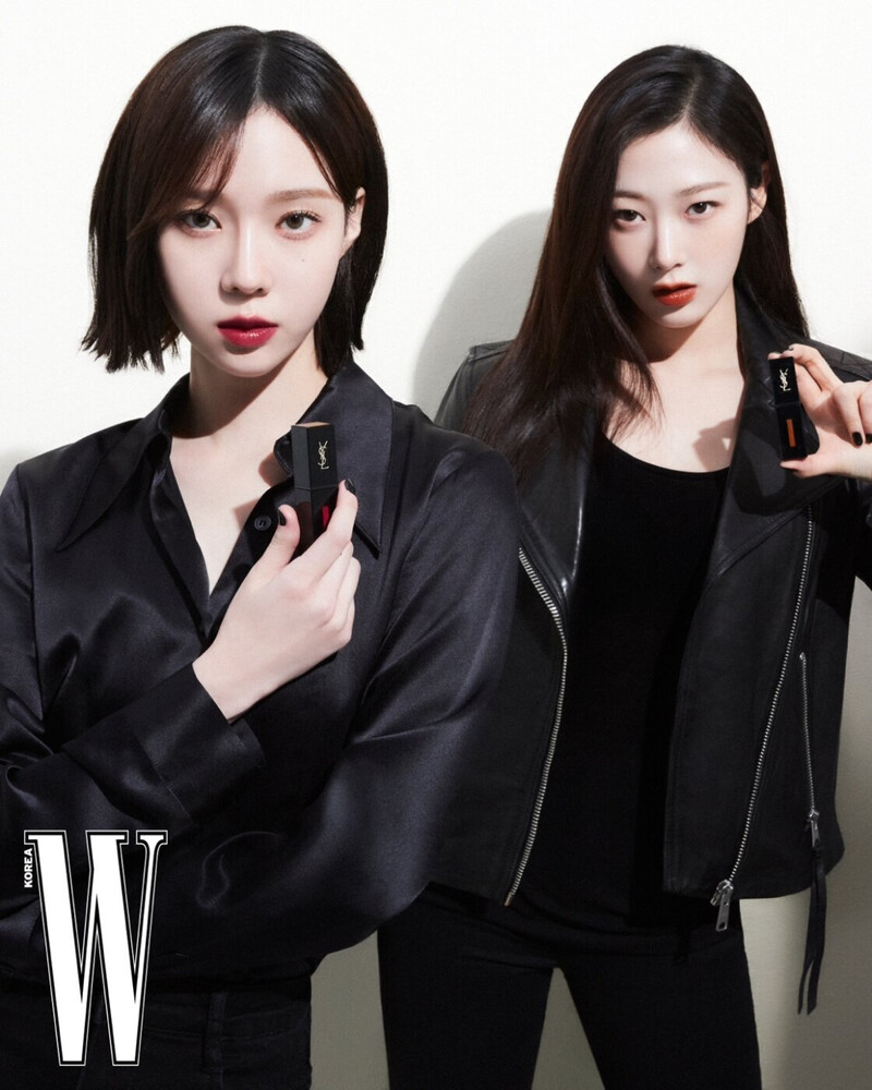 aespa x Yves Saint Laurent Beauty 'Vinyl Cream Tint' for W Korea documents 1