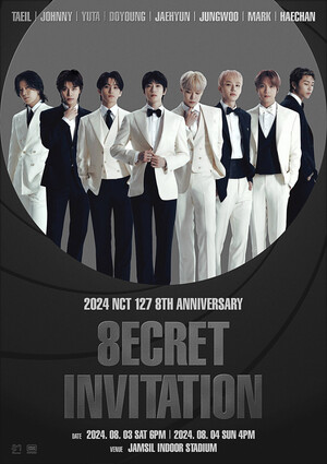 NCT 127 8th anniversary fanmeeting '8ecret Invitation' promo photos