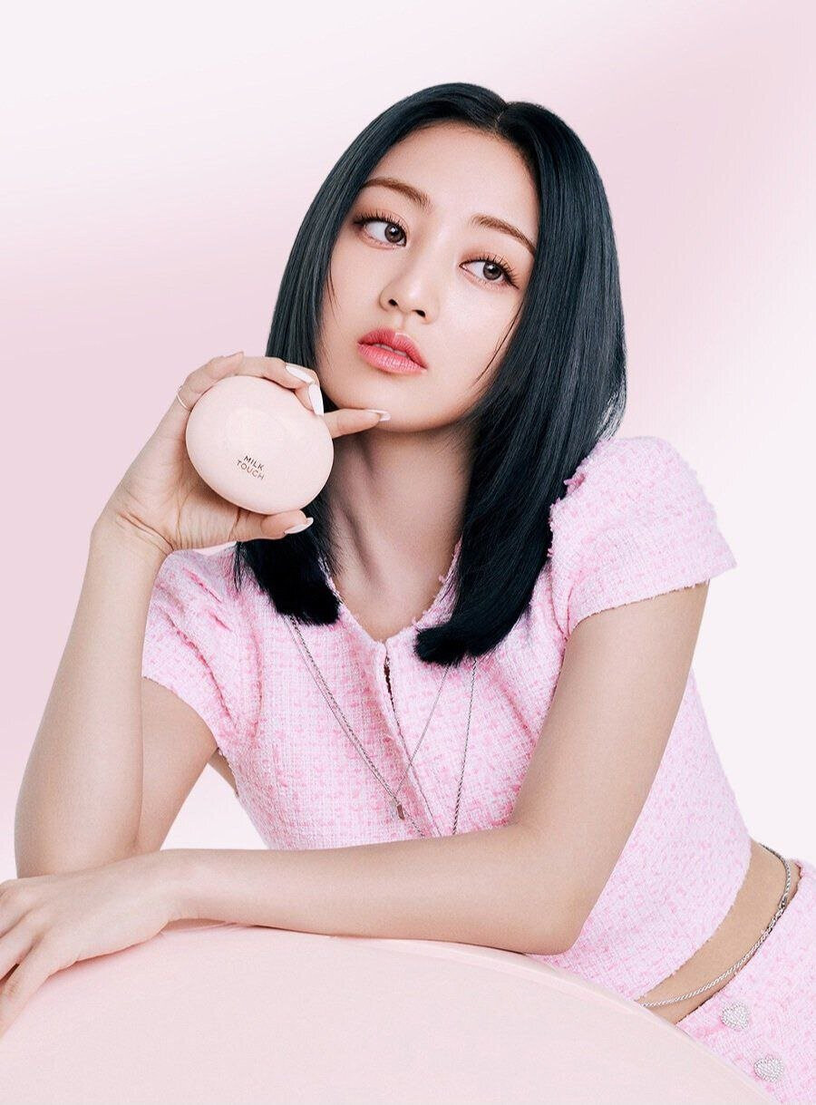 SK on X: Jihyo x MILK TOUCH #TWICE #트와이스 @JYPETWICE