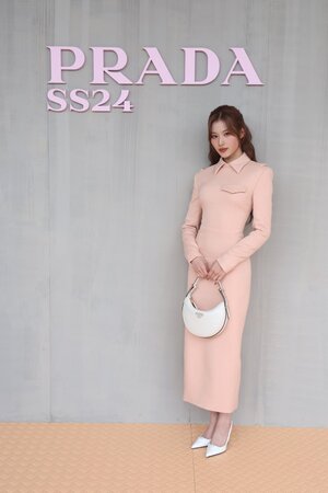 230921 TWICE Sana at Prada SS24 Womenswear Collection Launch at Milan Fashion Week