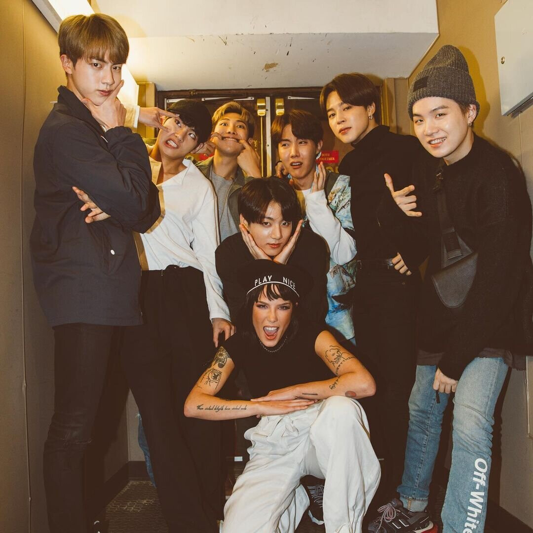 190521 Halsey Instagram Update with BTS | kpopping