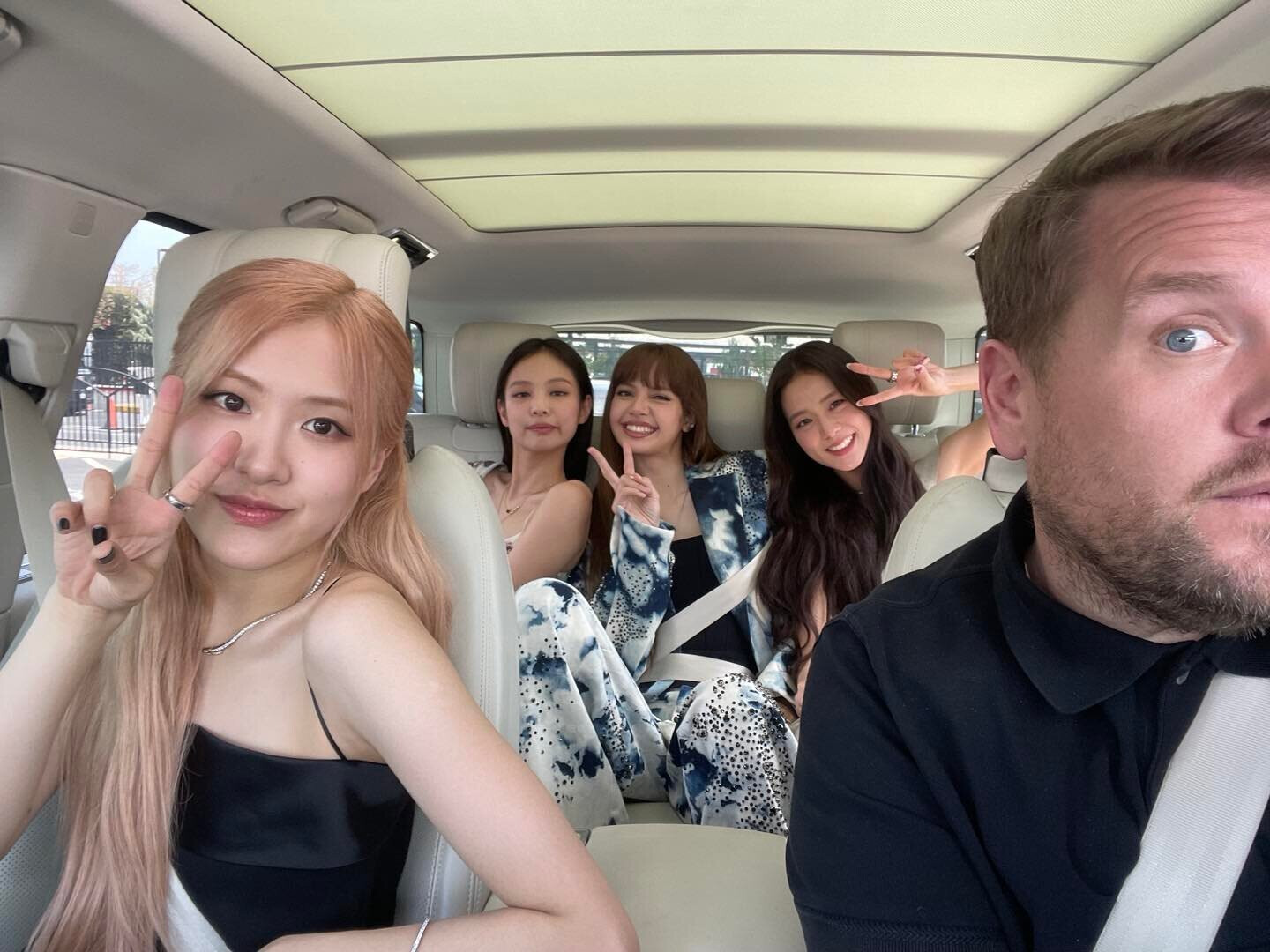 230419 - James Corden Update with BLACKPINK | kpopping