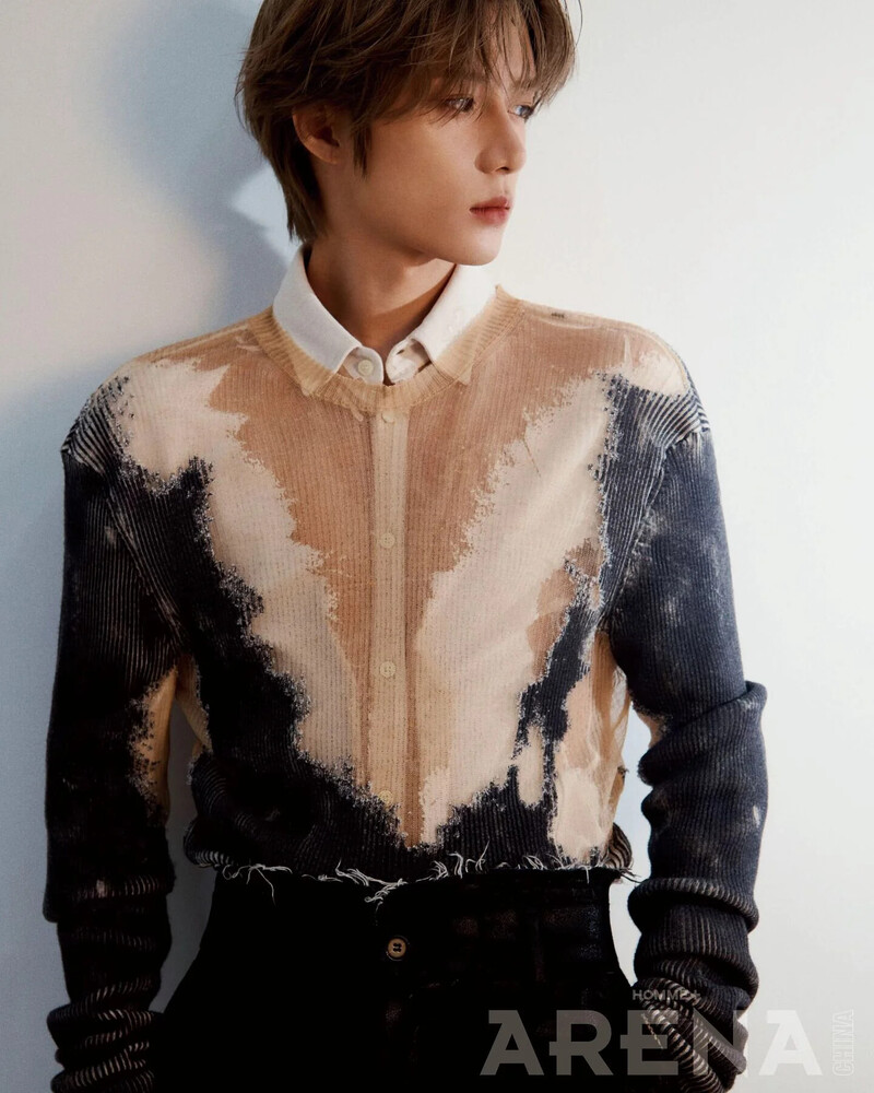 BEOMGYU for ARENA HOMME+ China October 2024 Issue documents 13