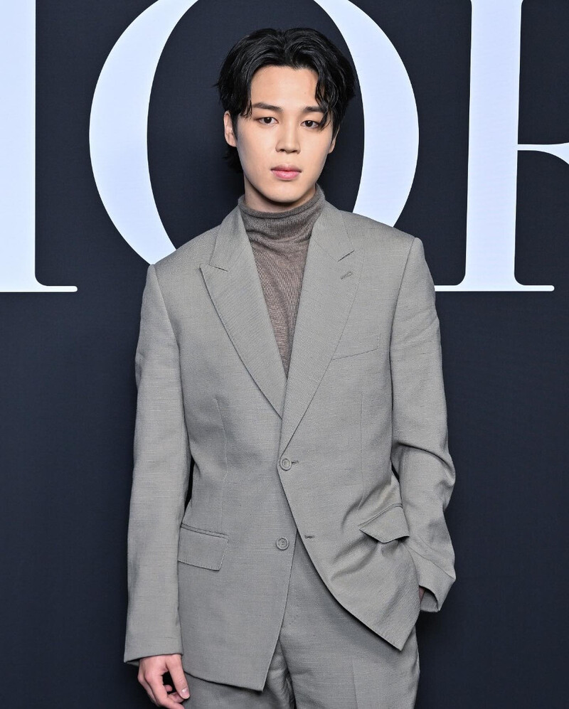 230120 BTS Jimin Dior Homme Menswear FW 20232024 Show at Paris