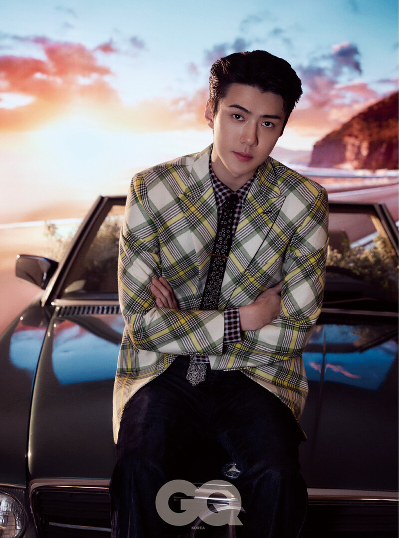 EXO SEHUN for GQ Korea x DIOR April Issue 2022 documents 10