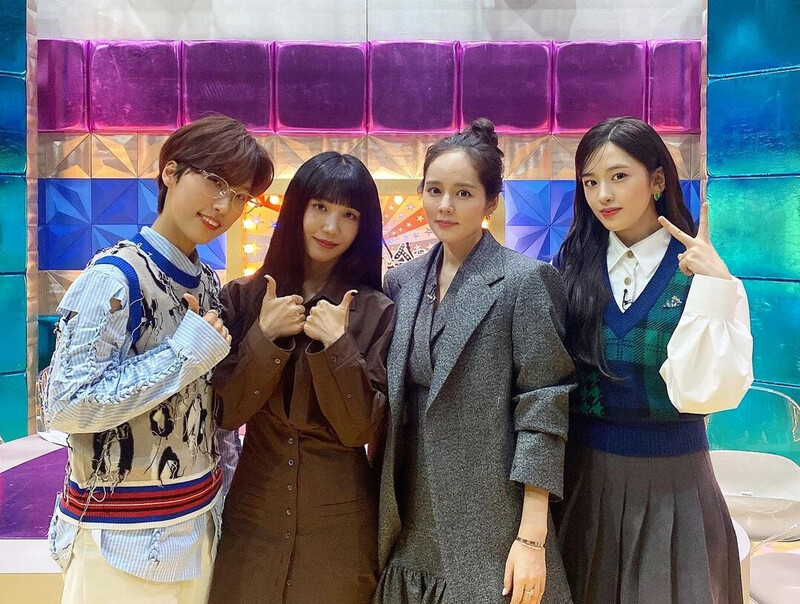 230112 Jaejae instagram update with Apink Eunji & Ive Yujin - at 'Radio Star' show documents 1