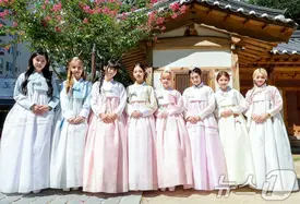 UNIS 2024 Hanbok Interview photoshoot by News1