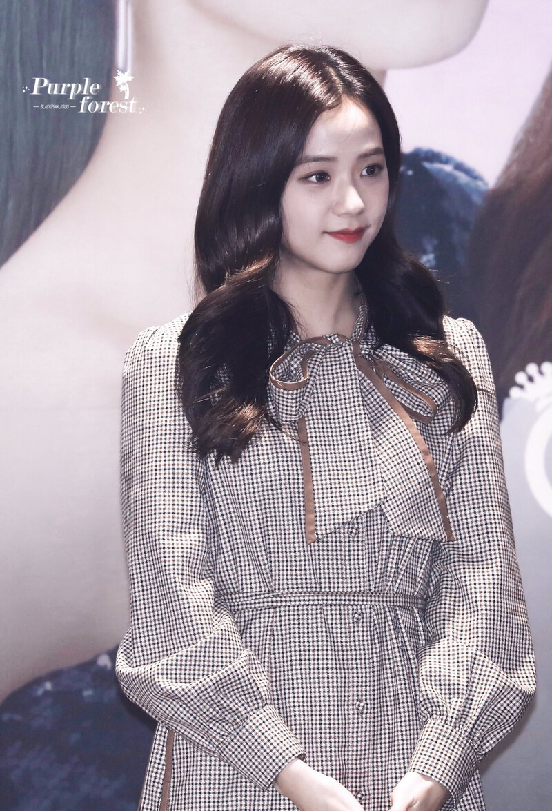 191012 BLACKPINK Jisoo - OLENS Fansign documents 4