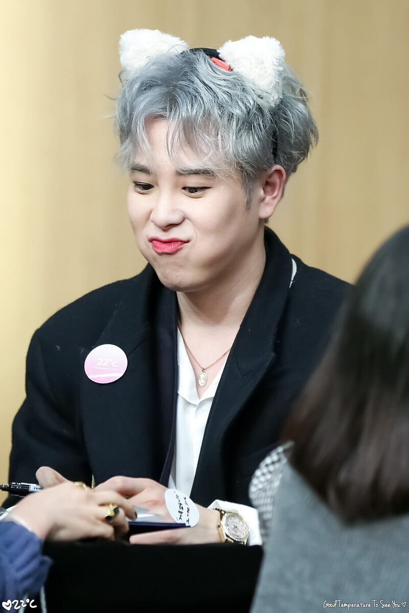 180119 Block B P.O at Re:MONTAGE fansign documents 2